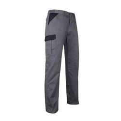 Pantalon multipoches PERCEUSE Gris / Noir Pantalon multipoches PERCEUSE Gris / Noir