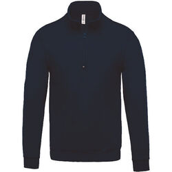 Sweat-shirt col zipp&eacute; K478 Bleu marine