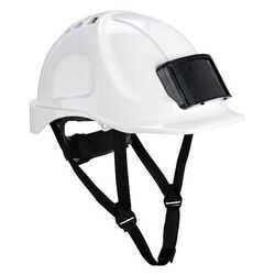 Casque Endurance avec porte-badge PB55WHR Blanc