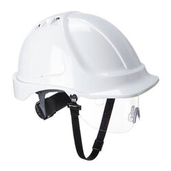 Casque Endurance avec visi&egrave;re PW55WHR Blanc