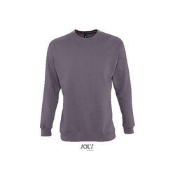 Sweat-shirt col rond NEW SUPREME Gris flanelle