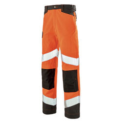 Pantalon FLUO TECH Orange fluo / Gris charcoal