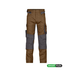 Pantalon de travail DYNAX Brun argile / Gris anthracite