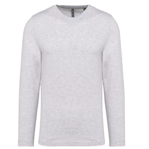 T-shirt col rond ML homme K359 Ash Heather