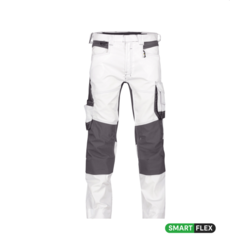 Pantalon DYNAX PAINTERS Blanc / Gris anthracite