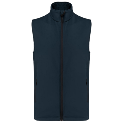 Bodywarmer softshell &eacute;coresponsable deux couches unisexe K426 Navy