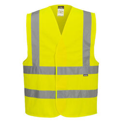 GILET HI-VIS BAUDRIER & DOUBLE CEINTURE Jaune