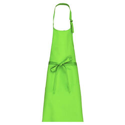 Tablier &agrave; bavette sans poches K8000 Lime