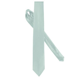 Cravate satin&eacute;e K860 Gris clair