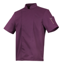 Veste de cuisine manches courtes NERO Prune Veste de cuisine manches courtes NERO Prune
