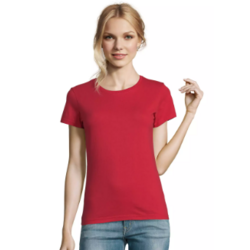 Tee-shirt femme col rond IMPERIAL Rouge